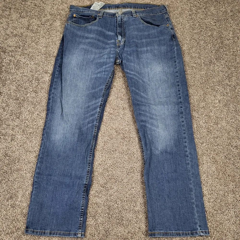 Levi's 559 Relaxed Straight Jeans Mens 36x30 Blue Excellent Medium Wash Denim